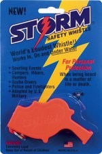 Storm All Weather Orange Safety Whistle